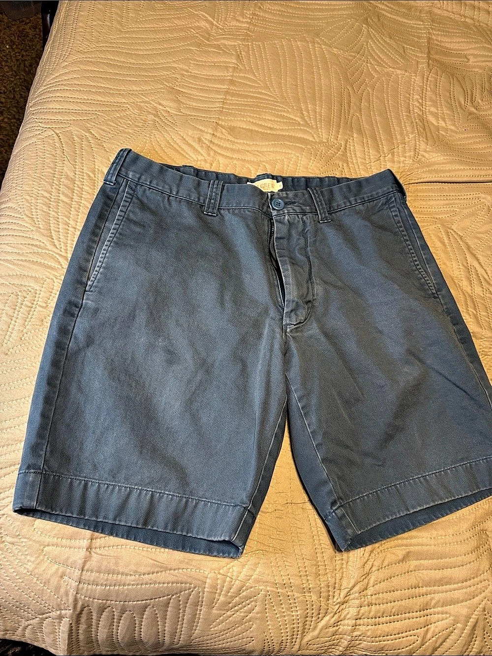 J.Crew Men's Cotton Flat Front Shorts Waist 32
